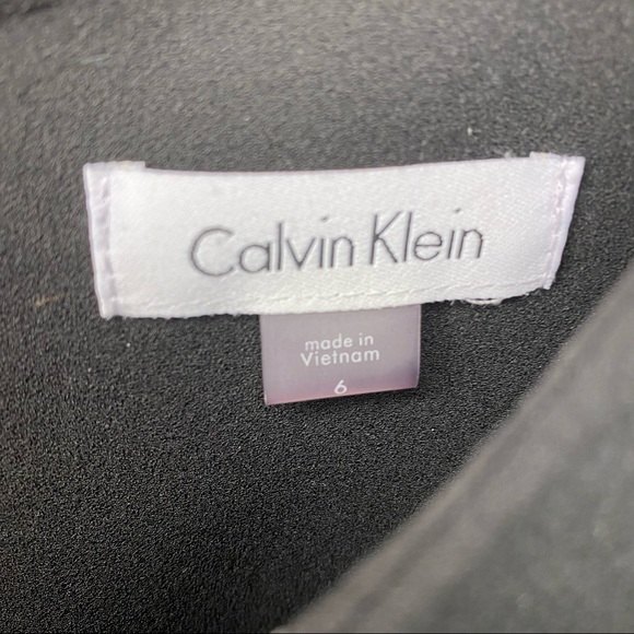 *ACCEPTING OFFERS* Calvin Klein Black Illusion Dress - Funeral, Formal, Midi, - Picture 4 of 5